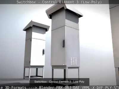 Control Panel 3D Model Pack