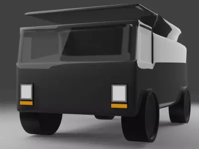 Basic Truck Model  - Games ready Free low-poly 3D model