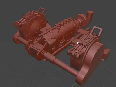 Transmission   Brakes panzer IV  3D print model