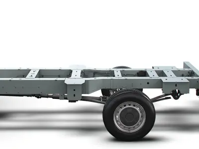 Renault Master Single Cab L3 Chassis 2024 3D model