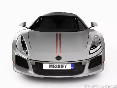 2021 Italian Supercar 3D model