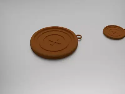 Part of Fortune Pendant 3D print model