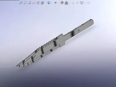 M9 knife blade  Free 3D print model