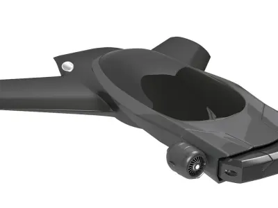 Hover car f 555  3D model