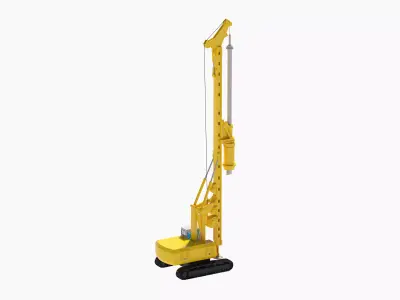 Drill Rig Mining  G 20 H Low-poly 3D model