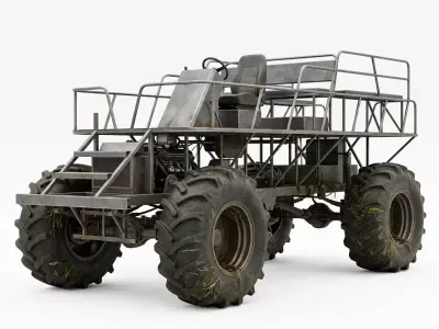 Modern Industrial Wheel Loader 3D model