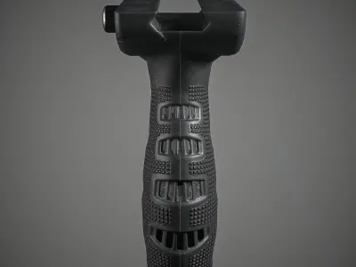 Tactical grip Low-poly 3D model