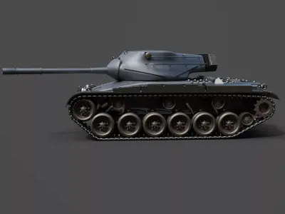 Armored Combat Vehicle - Detailed Tank Asset 3D model
