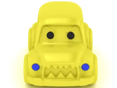 Road Ragers  Stylized Monster Coupe Duo 3D print model