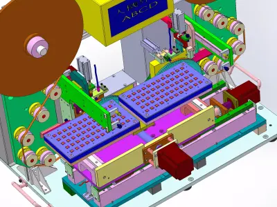 Universal labeling machine 3D model