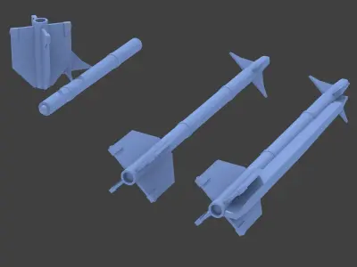 aim-9 Sidewinder 3D print model
