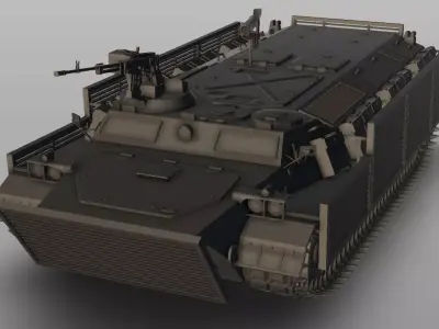 MT-LB Multi-Purpose Towing Vehicle Light Armoured 3D print model