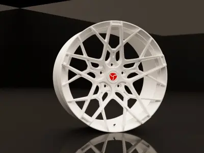 Car Wheel 3D model by JustasR3D