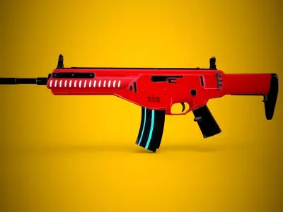 ARX 160 Weapon Low-poly 3D model purchase