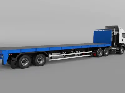 ISUZU DECA GXZ 360 10 wheel tractor 3D model