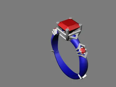 kolco 3dm ring Free 3D model
