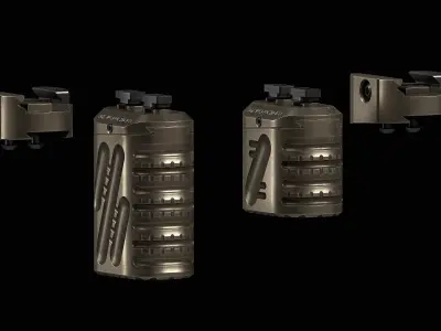 Zero 8 V2 Multi Angle Grip Low-poly 3D model