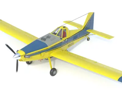 AT 502B Air Tractor Low-poly 3D model
