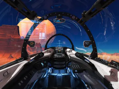 Spaceship Cockpit v4 3D model purchase
