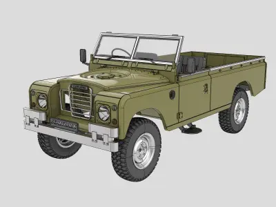 LR series 3 Pickup 3D print model for 1 to 10 rc 3D print model