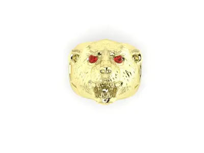 Bear Ring Free 3D model