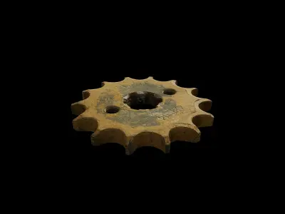 Anydrafts Metal gear 01 Low-poly 3D model