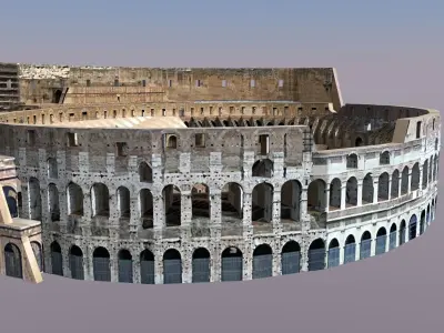 Monuments colosseum 3D Model Collection