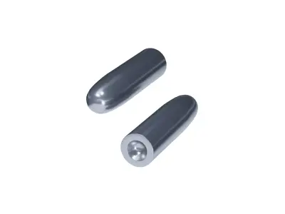 8x50R Mannlicher Cartridge 3D model