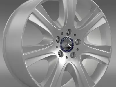 Mercedes Benz S 600 guard rim 3D model