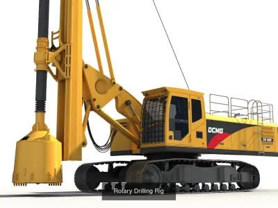 Construction Vehicles bundle 3D Model Pack