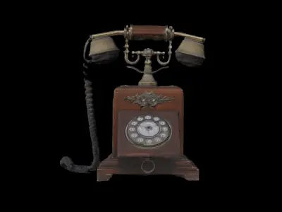 Vintage Phone 3D model
