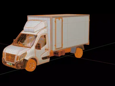 Nissan NV 400 Cargo Truck 3D model
