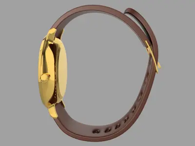  Simple Gold Watch 