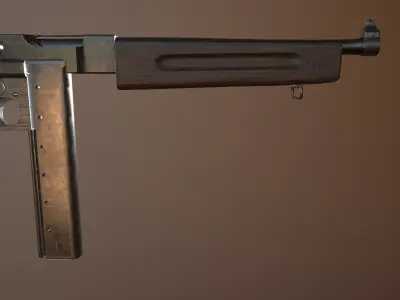 Thompson M1A1 3D model get