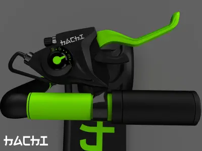 Scooter hitch electric 3D model