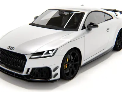Audi TT RS Coupe IE 2023 Low-poly 3D model