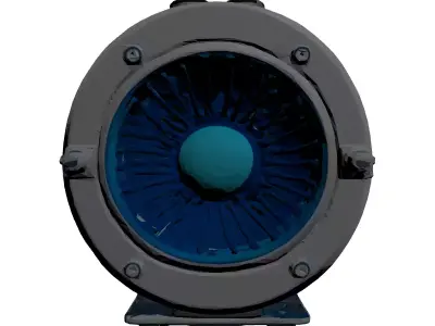 Futuristic SciFi Engine Power Unit 3D model