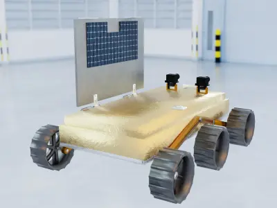 Chandrayaan 3 Rover - Pragyan  3D model