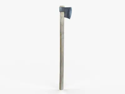 Long Axe Scan Low-poly 3D model