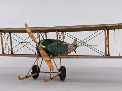 SPAD war Aircraft 3D model 3D model