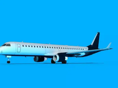 Embraer Emb-190 Corporate 2 3D model