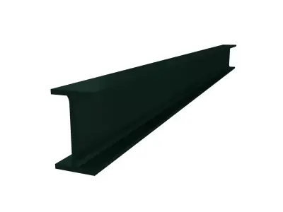 I Beam v1 004 Low-poly 3D model
