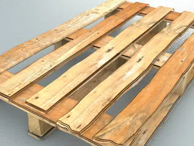 laos Game Pallet 3D model