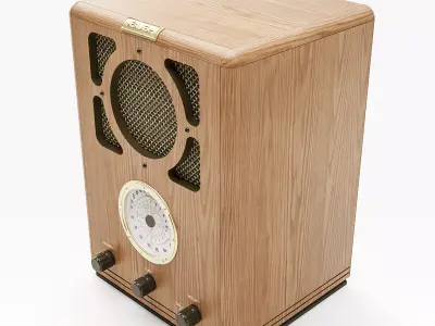 Bush Antique 1934 Radio 3D model