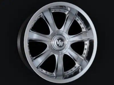 Volk Racing GT-Ego Low-poly 3D model