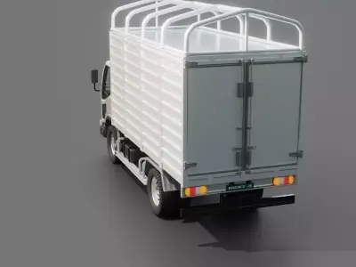 Isuzu Elf Cargo Truck 3D model