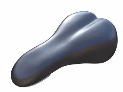 Bicycle Seat Low-poly 3D model