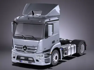 Mercedes Antos 2016 Semi Truck VRAY 3D model