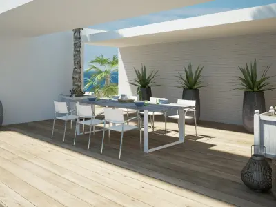 Garden Furniture v2 3D model