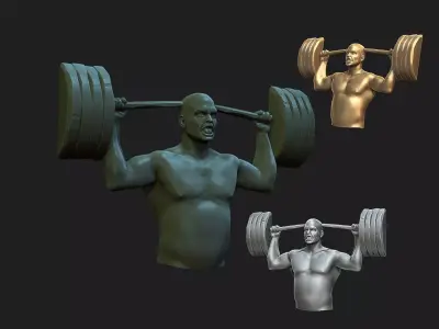 weightlifter 3D print model